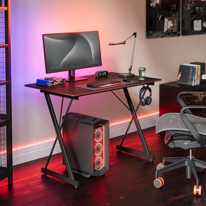 Gaming Desk 32 Inch PC Computer Desk, Home Office Desk Table Gamer