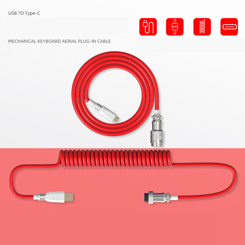 Type-C Detachable Mechanical Keyboard Navigation Cable