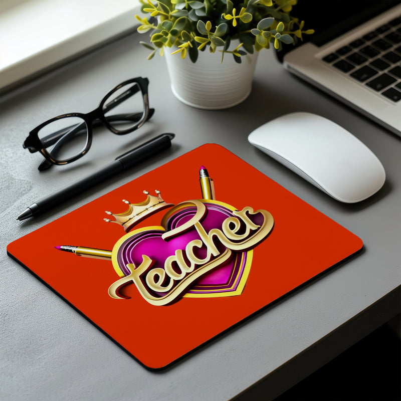 School Teacher Non-Slip Computer Mousepad Mouse Pad