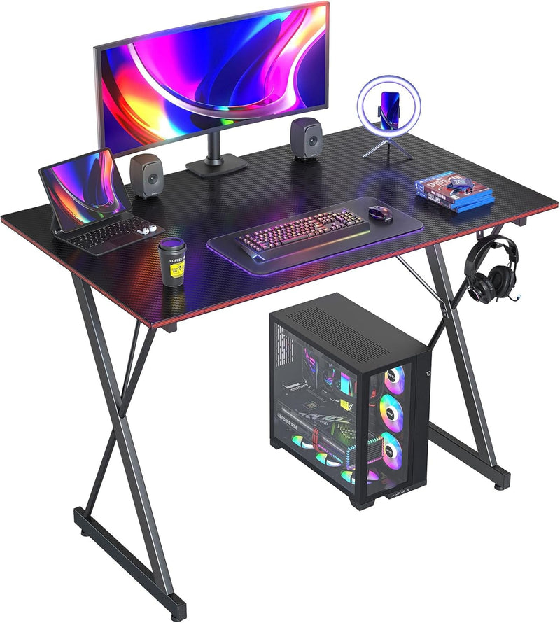 Gaming Desk 32 Inch PC Computer Desk, Home Office Desk Table Gamer